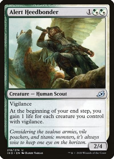 Alert Heedbonder Ikoria: Lair of Behemoths Magic card