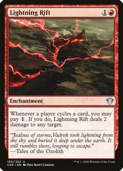Lightning Rift Commander 2020 Magic card