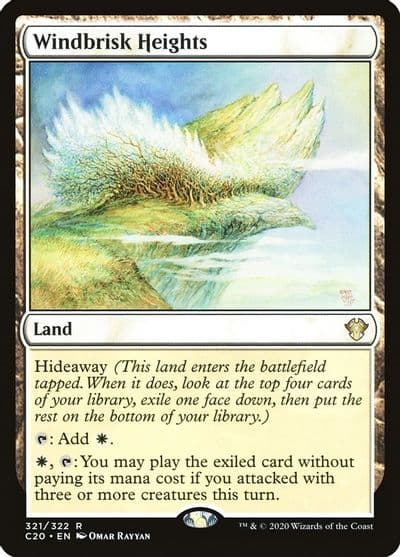 Windbrisk Heights Commander 2020 Magic card