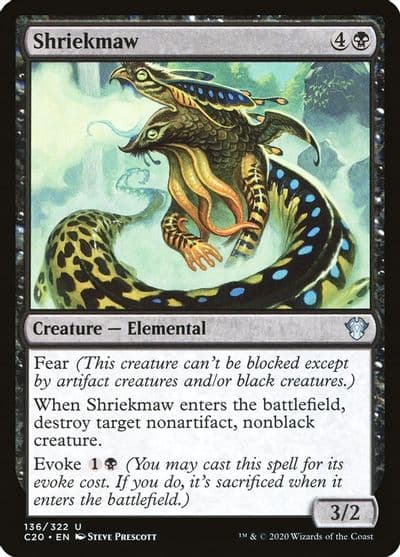 Shriekmaw Commander 2020 Magic card