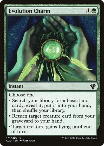 Evolution Charm Commander 2020 Magic card
