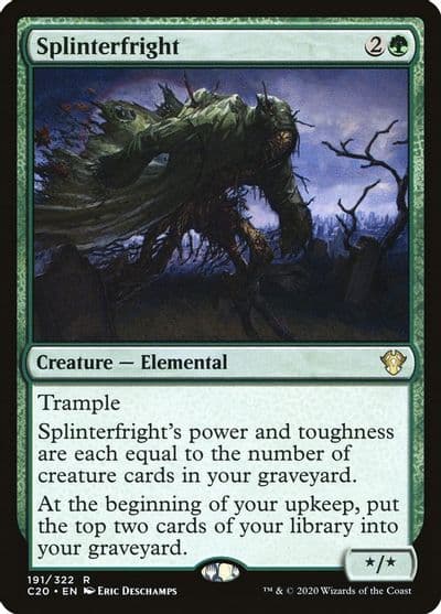 Splinterfright Commander 2020 Magic card