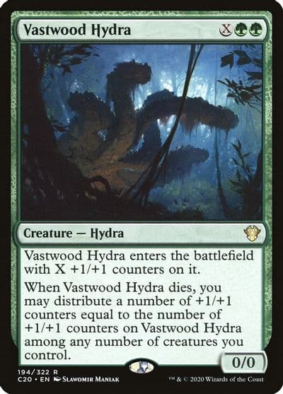 Vastwood Hydra Commander 2020 Magic card