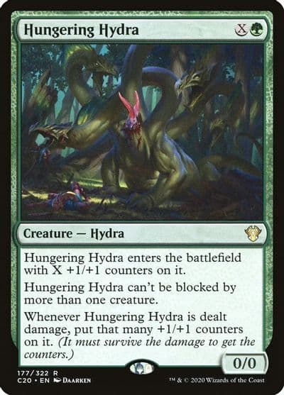 Hungering Hydra Commander 2020 Magic card