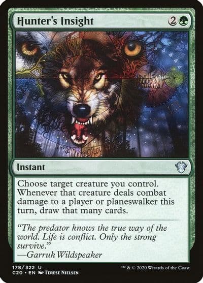Hunters Insight Commander 2020 Magic card