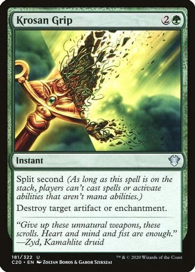 Krosan Grip Commander 2020 Magic card