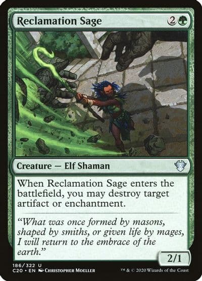 Reclamation Sage Commander 2020 Magic card