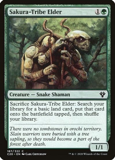 Sakura Tribe Elder Commander 2020 Magic card
