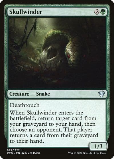 Skullwinder Commander 2020 Magic card