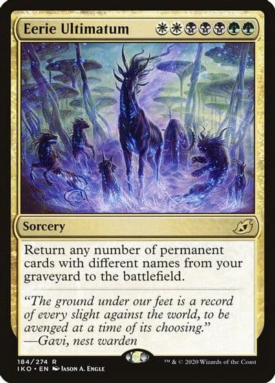 Eerie Ultimatum Ikoria: Lair of Behemoths Magic card