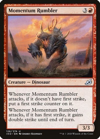 Momentum Rumbler Ikoria: Lair of Behemoths Magic card