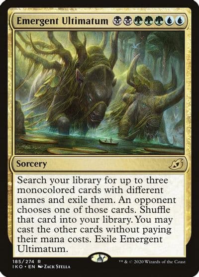 Emergent Ultimatum Ikoria: Lair of Behemoths Magic card