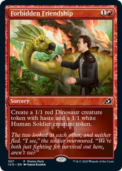 Forbidden Friendship Promo Pack: Ikoria Magic card