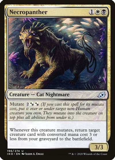 Necropanther Ikoria: Lair of Behemoths Magic card
