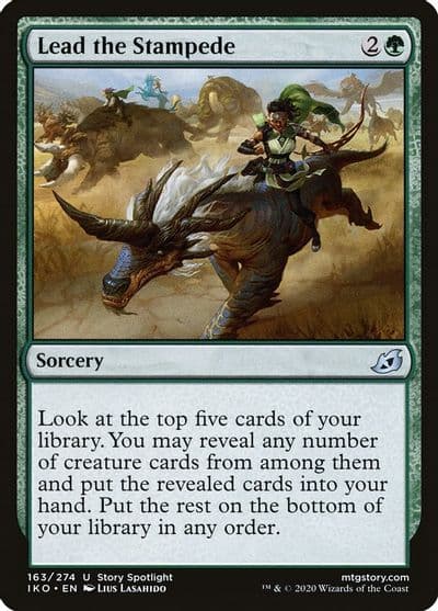 Lead the Stampede Ikoria: Lair of Behemoths Magic card