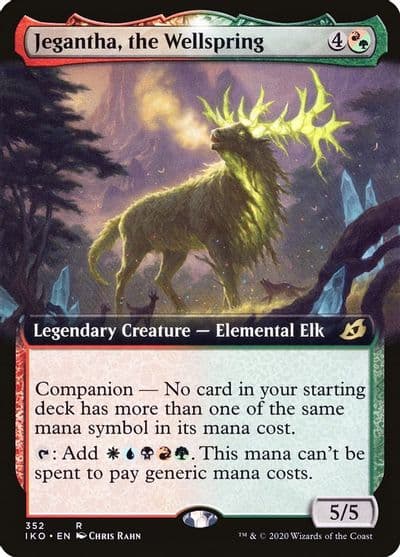 Jegantha the Wellspring Extended Art Ikoria: Lair of Behemoths Magic card