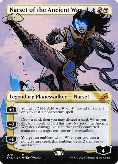 Narset of the Ancient Way Borderless Ikoria: Lair of Behemoths Magic card