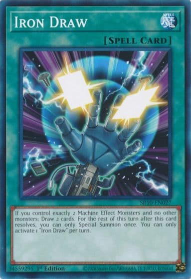Iron Draw Structure Deck: Mechanized Madness Yu-Gi-Oh! card