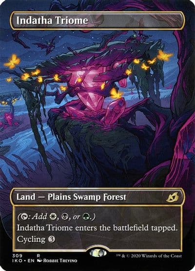 Indatha Triome Showcase Ikoria: Lair of Behemoths Magic card