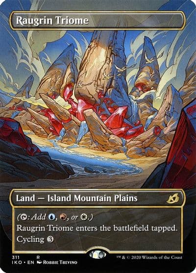 Raugrin Triome Showcase Ikoria: Lair of Behemoths Magic card