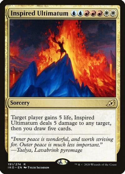 Inspired Ultimatum Ikoria: Lair of Behemoths Magic card