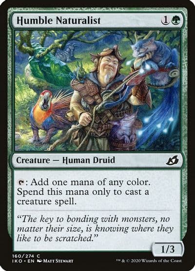 Humble Naturalist Ikoria: Lair of Behemoths Magic card