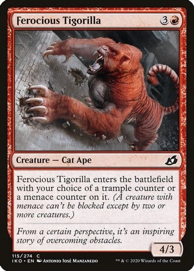 Ferocious Tigorilla Ikoria: Lair of Behemoths Magic card