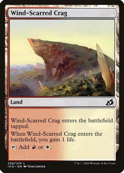 Wind Scarred Crag Ikoria: Lair of Behemoths Magic card