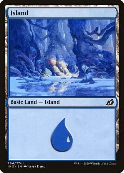 Island 264 Ikoria: Lair of Behemoths Magic card