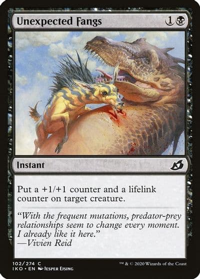 Unexpected Fangs Ikoria: Lair of Behemoths Magic card
