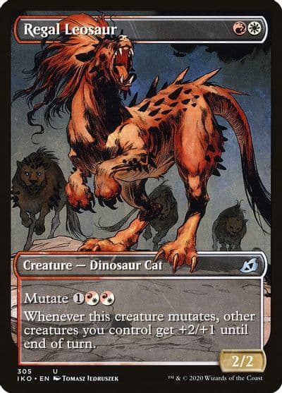 Regal Leosaur Showcase Ikoria: Lair of Behemoths Magic card