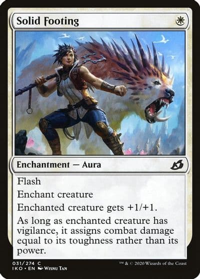 Solid Footing Ikoria: Lair of Behemoths Magic card