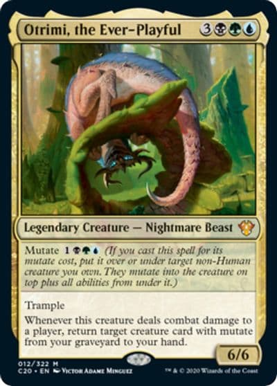 Otrimi the Ever Playful Commander 2020 Oversize Cards Magic card