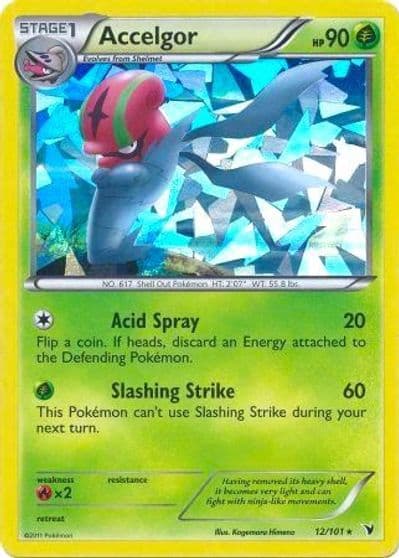 Accelgor (Cracked Ice Holo) Deck Exclusives Pokemon card