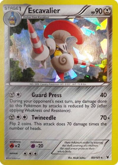 Escavalier (Cracked Ice Holo) Deck Exclusives Pokemon card
