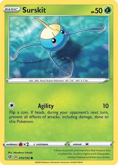 Surskit SWSH02: Rebel Clash Pokemon card