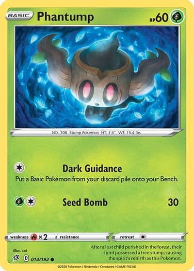 Phantump SWSH02: Rebel Clash Pokemon card