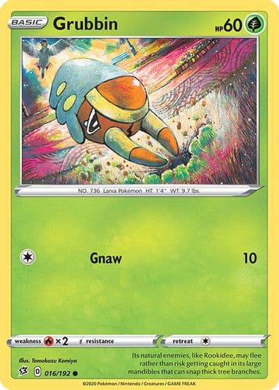 Grubbin SWSH02: Rebel Clash Pokemon card