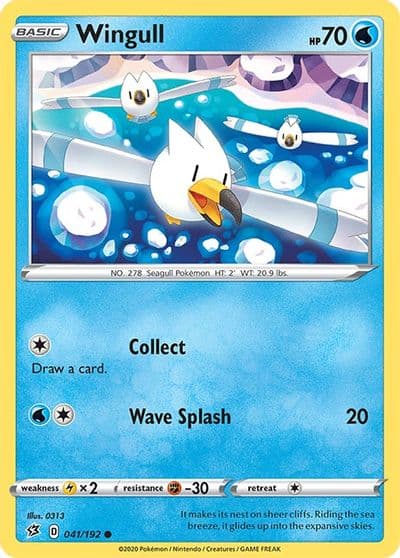 Wingull SWSH02: Rebel Clash Pokemon card