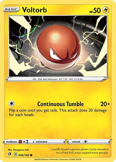 Voltorb SWSH02: Rebel Clash Pokemon card