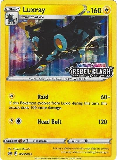 Luxray - SWSH023 (Prerelease) SWSH: Sword & Shield Promo Cards Pokemon card