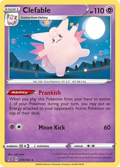 Clefable SWSH02: Rebel Clash Pokemon card
