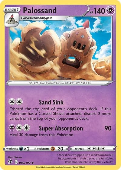 Palossand SWSH02: Rebel Clash Pokemon card