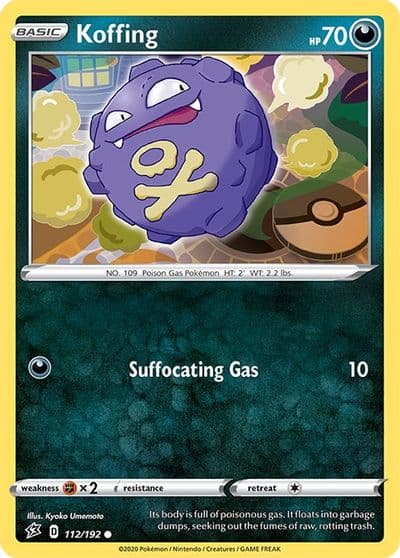 Koffing SWSH02: Rebel Clash Pokemon card
