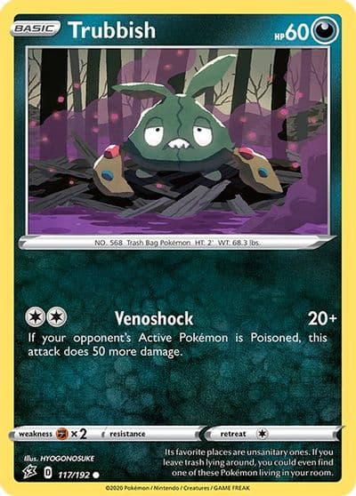 Trubbish SWSH02: Rebel Clash Pokemon card