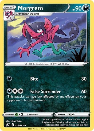 Morgrem SWSH02: Rebel Clash Pokemon card
