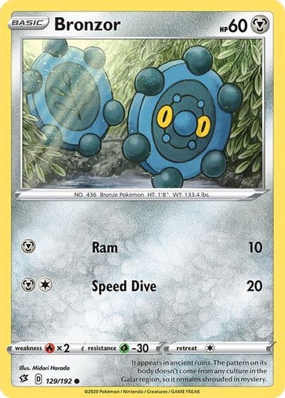 Bronzor SWSH02: Rebel Clash Pokemon card