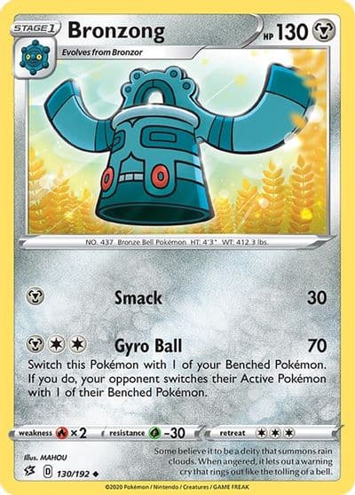 Bronzong SWSH02: Rebel Clash Pokemon card