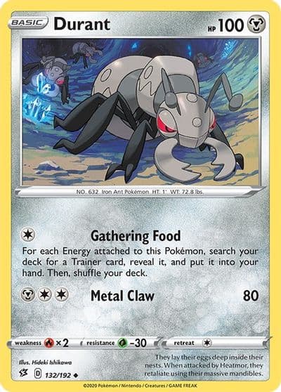 Durant SWSH02: Rebel Clash Pokemon card