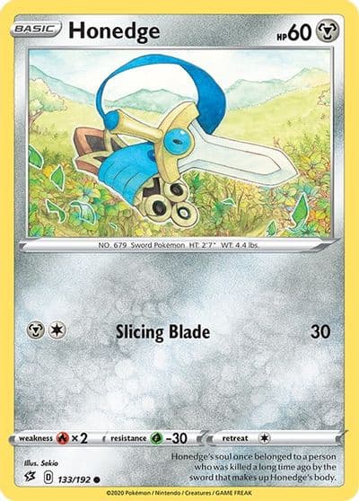 Honedge SWSH02: Rebel Clash Pokemon card
